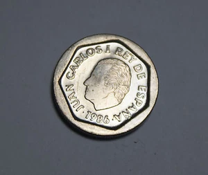 200 PTAS Pesetas Spain Spain Juan Carlos Espana 1986 Coin Excellent! - Picture 1 of 2