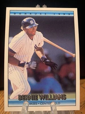 Donruss Bernie Williams 1992 Yankees de Nueva York #344 Foto 1 de 2