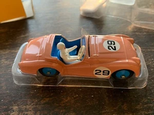 Dinky Diecast Atlas Reproduktion Triumph TR2 pink blau #29 Boxed Modell Rennwagen - Bild 1 von 6