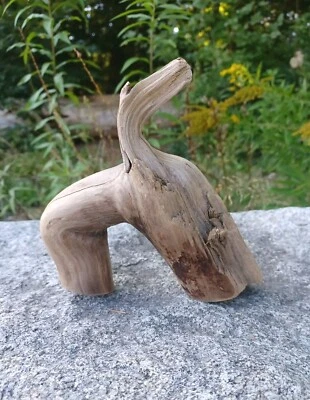 Treibholz TIER SKULPTUR  Schwemm Holz Dekoration Design Basteln Deko Material  - Bild 1 von 4