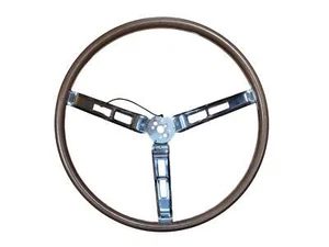 260-70W Mopar 1970 A,B,C-Body Rallye Woodgrain Steering Wheel - Picture 1 of 1