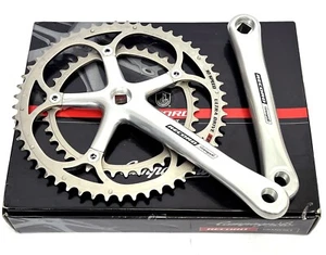 NOS Campagnolo Record 10 Speed Silver Alloy Crankset - 177.5mm 39/53 Chainrings - Picture 1 of 1