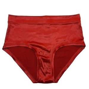 NWT AERIE High Waisted Boybrief Pantie Underwear Sz XS-S-M-L-XL Rust Red - Picture 1 of 7