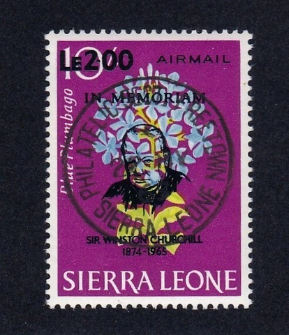 Sierra Leone stamp #C41, used - FREE SHIPING!! Cover