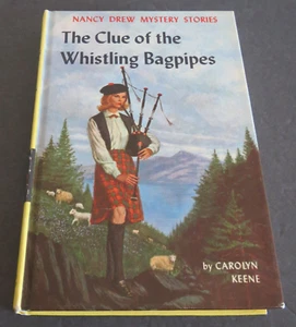 Nancy Drew #41 The Clue Whistling Bagpipes by Carolyn Keene 1970 HC Mystery Book - Foto 1 di 4
