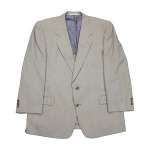Givenchy Monsieur Blazer 46 Khaki Brown Micro Check Vintage Sports Jacket - Picture 1 of 11