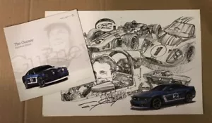 Folleto promocional Saleen Ford Mustang Dan Gurney y póster autografiado Mustang H281 - Imagen 1 de 7