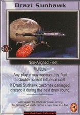 Babylon 5 Drazi sunhawk cgc -/premiere