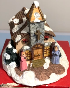 Windsor Sammlung Haus Sammlerstück Kirche Mini ~ 3"x3"x3" Weihnachtsdorf - Bild 1 von 8