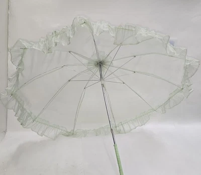 Винтажный новом зеленый карнавальный видеть через кружевной зонт солнцезащитный козырек платье вверх костюм - Изображение 1 из 4