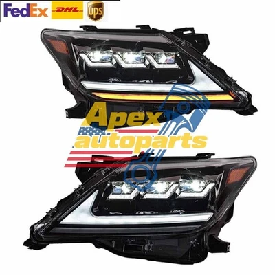 For Lexus LX570 2013-2015 LED Headlight DRL Sequential Signal LED Low/High Beam - Image 1 of 4