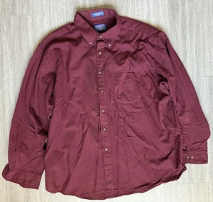 Vintage Pendleton Sir Pendleton Langarm Wollhemd Rot Hahnentritt Herren XXL - Bild 1 von 5
