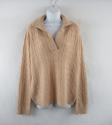 Ralph Lauren for Oplal Women 100%Cashmere Cable Knit Pullover Sweater XL #CK387 - Image 1 of 4