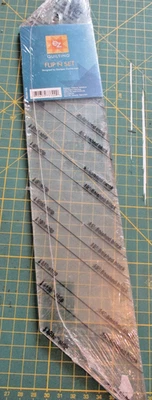 Simplicity EZ Flip N Set Q37 Acrylic Ruler Quilting Patchwork Sewing Free P&P - Image 1 of 4