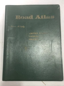 De colección Rand McNally Road Atlas Estados Unidos Canadá México Encuadernado en Cuero - Imagen 1 de 3