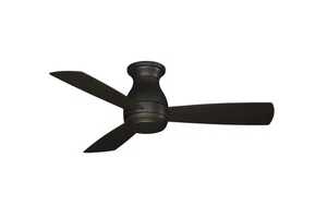 Fanimation Hugh 44" LED Indoor/Outdoor Flush Mount Ceiling Fan in Dark Bronze - Picture 1 of 1