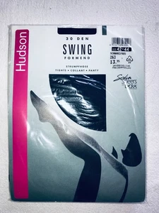 Vintage Strumpfhose transparent HUDSON SWING FORMEND 30 DEN Gr.42-44 schwarz - Bild 1 von 2