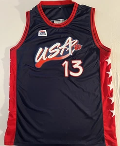 Maglia basket Shaquille O'Neal 1996 squadra USA #13 taglia XL cucita - Foto 1 di 7
