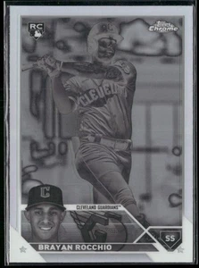 Actualización cromada Topps 2023 #USC157 Brayan Rocchio negativo radiocontrol - Imagen 1 de 2