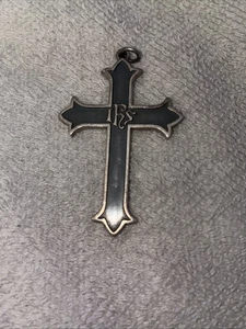 Retired James Avery LARGE VERSION IHS Pendant Rare, Neat Piece! 2"+ - Picture 1 of 5