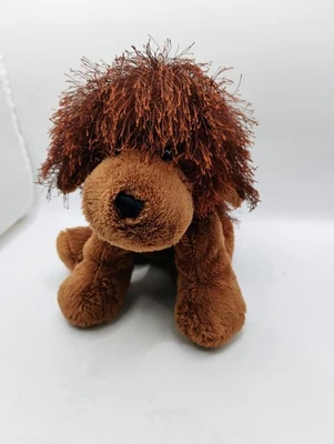 Ganz Webkinz Brown Dog Plush Puppy Shaggy 9" Stuffed Animal Toy HM195 No Code - Image 1 of 4