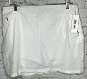 NEW NWT White Sz XL Stretchy Athletic Skort Pockets CALVIN KLEIN PERFORMANCE - Picture 1 of 5