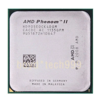 AMD Athlon II X4-600E X4-605E X4-610E X4-615E 900E 905E CPU Socket AM3 Processor - Image 1 of 4