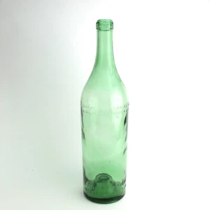 Riesiges grünes Glas Courvoiser Cognac 19 1/2" Flaschendisplay Vintage Barware WUNDERSCHÖN - Bild 1 von 7