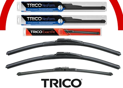 Paquete de 3 limpiaparabrisas delanteros y traseros NeoForm aptos para Nissan Pathfinder 16240/180/12B 2005-2012 Foto 1 de 3