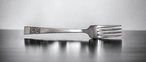 Vintage Armack Floral Stainless Dinner Fork 7-1/8" Made in Japan - Imagen 1 de 7