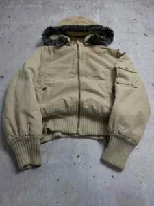 VNTG If Six Was Nine Hysteric Glamour Style Fur Hood Jacket - Picture 1 of 9