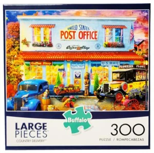 Rompecabezas de 300 piezas grandes Buffalo Games entrega país oficina de correos 300 - Imagen 1 de 1
