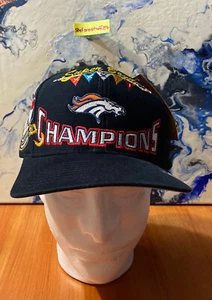 VINTAGE LOGO ATHLETIC DENVER BRONCOS SUPER BOWL XXXII 32 HAT! NEW WITH TAGS! - Picture 1 of 12