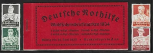 GERMANY 1934 Complete BOOKLET, Michel #MH40, "Professions", M/NH, FOG SUPERB,+ - Picture 1 of 1