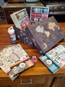 SCRAPBOOK JOURNALING 365 Happy Planner Sticker Books, Washi Crafting Tape Lot