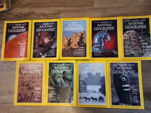 National Geographic Lot of 9 Issues 1980 - Picture 1 of 12