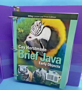 Brief Java - Early Objects - 3 Ring Binder Cay Horstmann - Picture 1 of 9