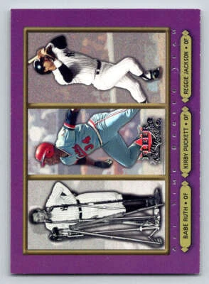 2002 Fleer Fall Classics #97 Ruth/Puckett/Reggie (ref 198702) - Image 1 of 2