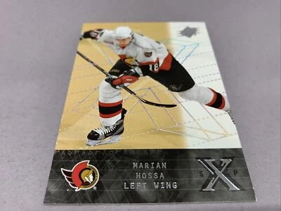 2000-01 SPx Hockey Card #46 Marian Hossa Ottawa Senators - Image 1 of 4