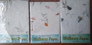Handmade Mulberry Paper 10 sheets A5 Art Craft 3 Packs - Picture 1 of 5