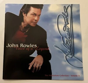 John Rowles Voice Of A Legend CD 17trks The Millennium Collection Volumen 3 RARO - Imagen 1 de 4