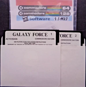 COMMODORE 64/128 -- GALAXY FORCE (ACTIVISION - DISK) - Picture 1 of 2