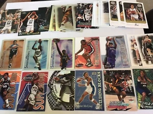 Großes Lot VINTAGE WNBA KARTEN (30) MIT BEILAGEN, LOBO HAMMON COOPER LESLIE SWOOPES - Bild 1 von 9