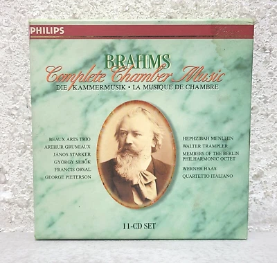 Brahms Complete Chamber Music 10 CD Set 1996 Hephzibah Menuhin DISC 6 MISSING - Image 1 of 4