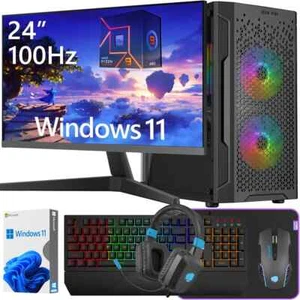 GAMER PRO COMPUTER RYZEN 9 5900X RX 6600 64GB SSD 1TB WINDOWS 11 + MONITOR - Zdjęcie 1 z 4