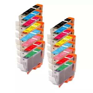 CLI-8 Printer Inkjet Cartridges with chip Compatible for Canon Pro9000 Mark II - Picture 1 of 21