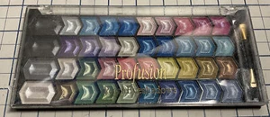 New PROfusion Pearl Eyeshadow Palette F-133 Efon Cosmetics Color Palette #2 - Picture 1 of 2