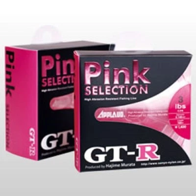 ** 三洋尼龙 GT-R 粉色精选钓鱼线 100 米超级粉红色日本制造 — 第 1/2 张图片