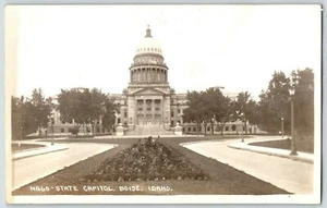 Vintage Boise Idaho State Capital Building Real Photo RPPC Postcard Unused - Picture 1 of 2