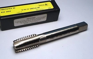 PROTOTYP Spiral Flute Tap 9/16-12 3B 4FL UNC HSS-E Bright A22 2502 - Picture 1 of 1